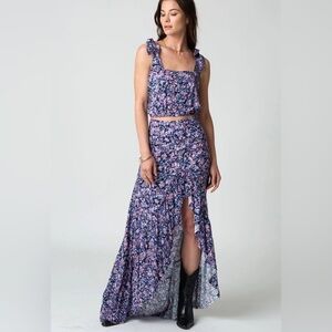 Stillwater Women’s Hola Skirt Blues On Parade Size Large